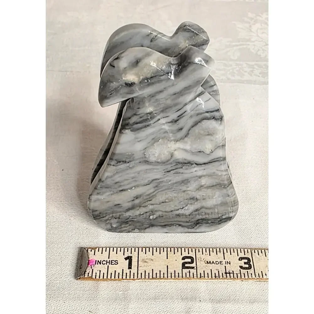 Marble Apple Shaped Business Card Holder 3